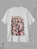 تیشرت سفید طرح دار شکوفایی بی دریغ، تزئینی اثر اولیویا جوی سنت کلر | immage.ir
