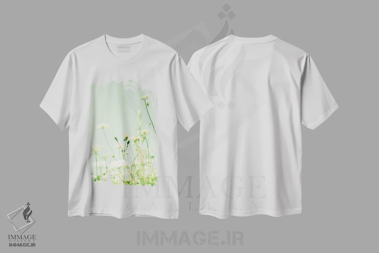 تیشرت سفید طرح دار دل گشاده، تزئینی اثر اولیویا جوی سنت کلر | فروشگاه ایماژ