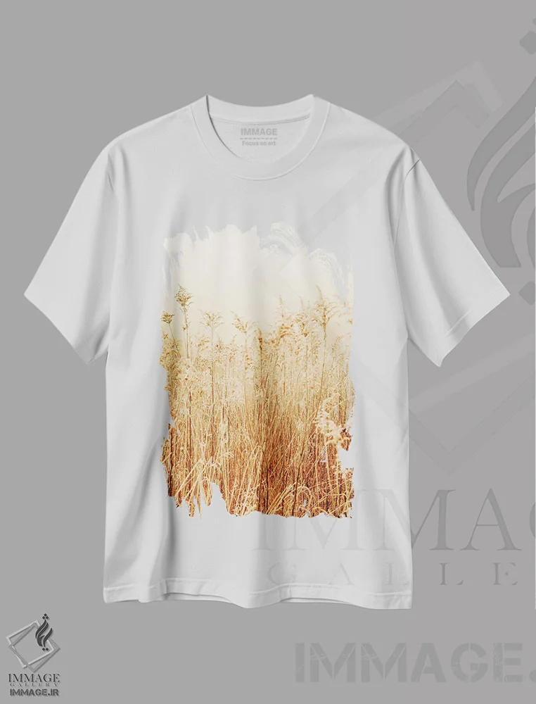 تیشرت سفید طرح دار زمستان شمالی II، تزئینی اثر اولیویا جوی سنت کلر | immage.ir