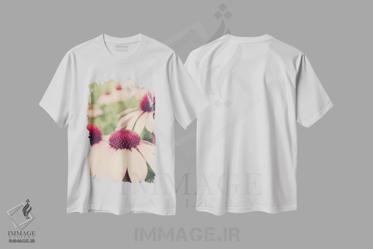 تیشرت سفید طرح دار نقاشی گیاه شناسی تابستانی I، مدیوم اثر اولیویا جوی سنت کلر | فروشگاه ایماژ