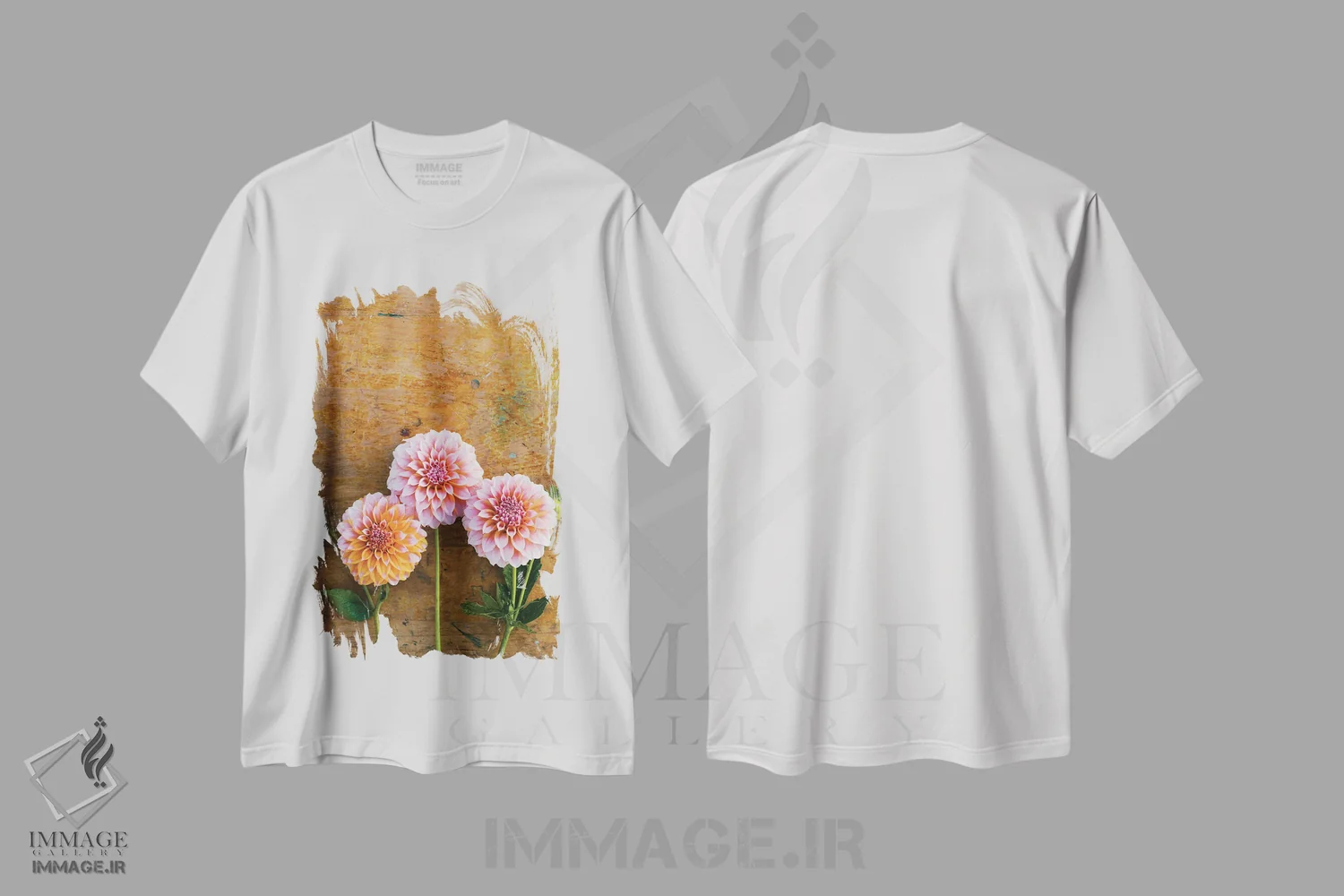تیشرت سفید طرح دار حال وهوای پاییزی I، مدیوم اثر اولیویا جوی سنت کلر | immage.ir