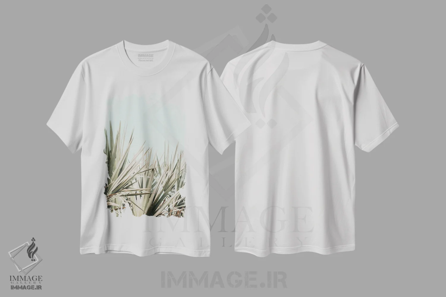 تیشرت سفید طرح دار صبح استوایی، مدیوم اثر اولیویا جوی سنت کلر | فروشگاه ایماژ