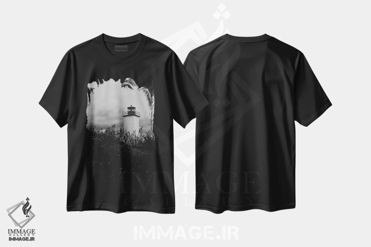 تیشرت مشکی طرح دار آثار اولیویا جوی سنت کلر - immage.ir