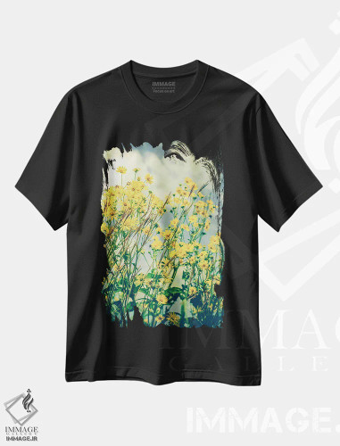 تیشرت مشکی طرح دار روح آزاد، دکور روستایی اثر اولیویا جوی سنت کلر | فروشگاه ایماژ