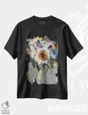 تیشرت مشکی طرح دار آفتابی، دکور معاصر اثر اوکسانا پترووا | فروشگاه ایماژ