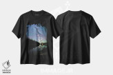 تیشرت مشکی طرح دار آثار اولنا آرت - فروشگاه ایماژ
