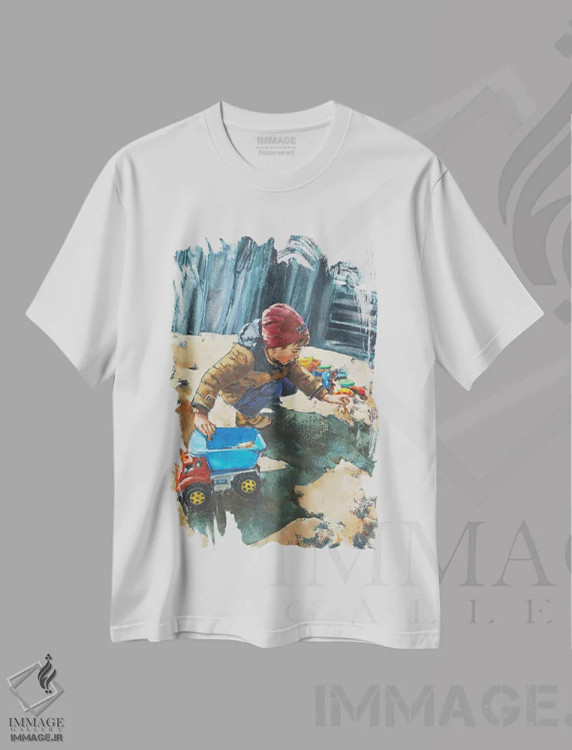 تیشرت سفید طرح دار لذت های ساده، دکور معاصر اثر اولا لپتیوا | فروشگاه ایماژ