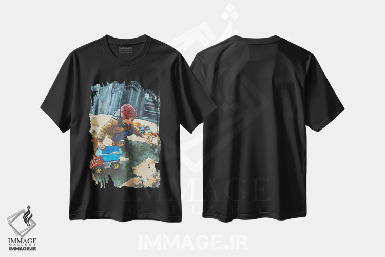 تیشرت مشکی طرح دار لذت های ساده، دکور معاصر اثر اولا لپتیوا | immage.ir