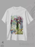 تیشرت سفید طرح دار گل های پاییزی با عشق تقدیم تو، دکور معاصر اثر اولا لپتیوا | immage.ir