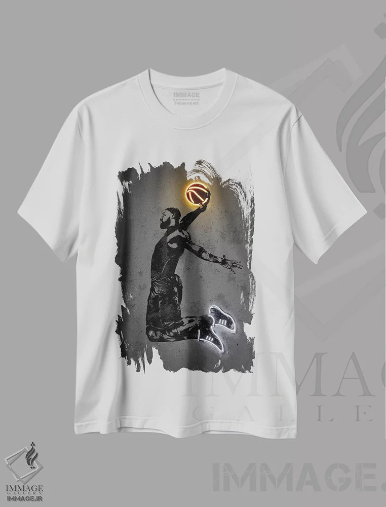 تیشرت سفید طرح دار دکتر دره، هنر آمریکایی آفریقایی تبار اثر اکتاویان میلو | immage.ir