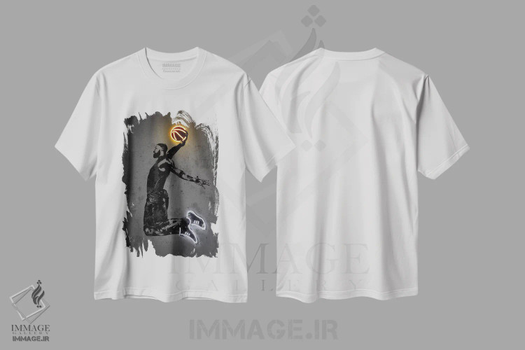 تیشرت سفید طرح دار دکتر دره، هنر آمریکایی آفریقایی تبار اثر اکتاویان میلو | immage.ir