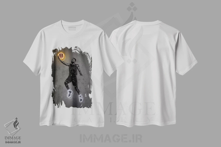 تیشرت سفید طرح دار کری، هنر آمریکایی آفریقایی تبار اثر اکتاویان میلو | immage.ir