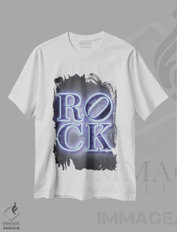 تیشرت سفید طرح دار دریک، هنر دیجیتال اثر اکتاویان میلو | immage.ir