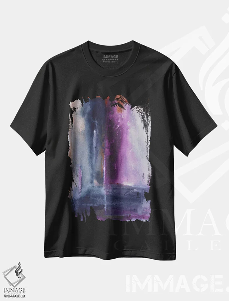 تیشرت مشکی طرح دار در میان اثر میشل اوپنهایمر | immage.ir