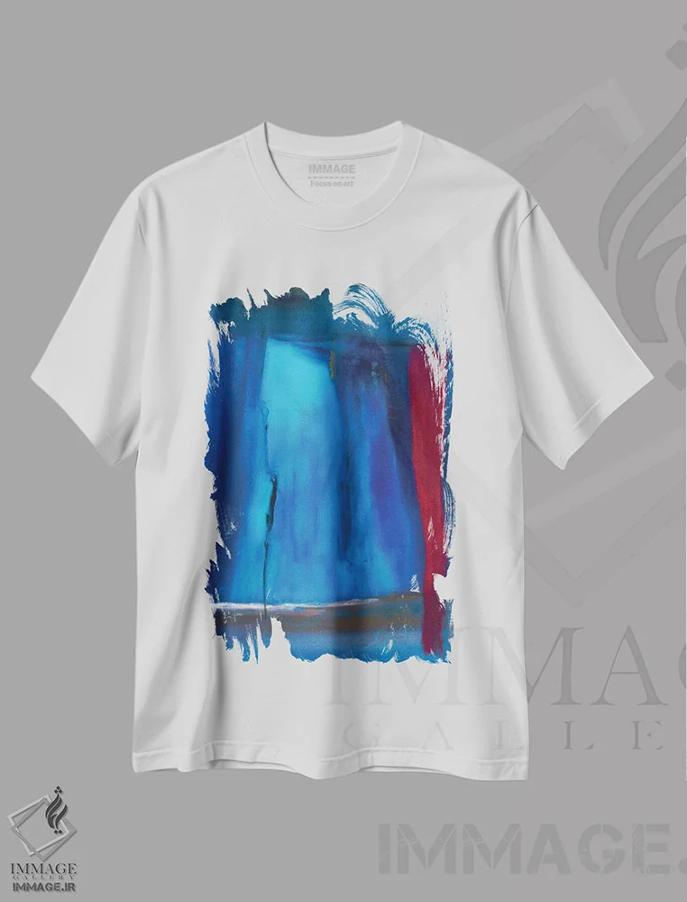 تیشرت سفید طرح دار زیرزمینی اثر میشل اوپنهایمر | immage.ir