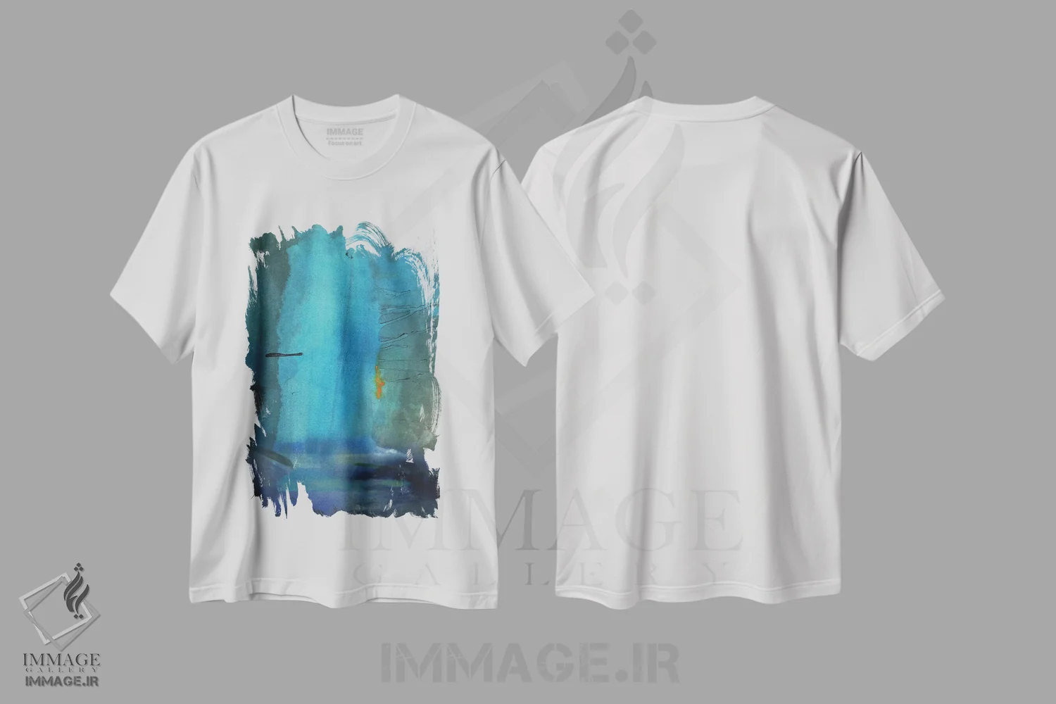 تیشرت سفید طرح دار واقعیت اثر میشل اوپنهایمر | immage.ir