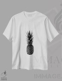 تیشرت سفید طرح دار آناناس I، دکور بوهمی اثر اورارا استودیو | immage.ir
