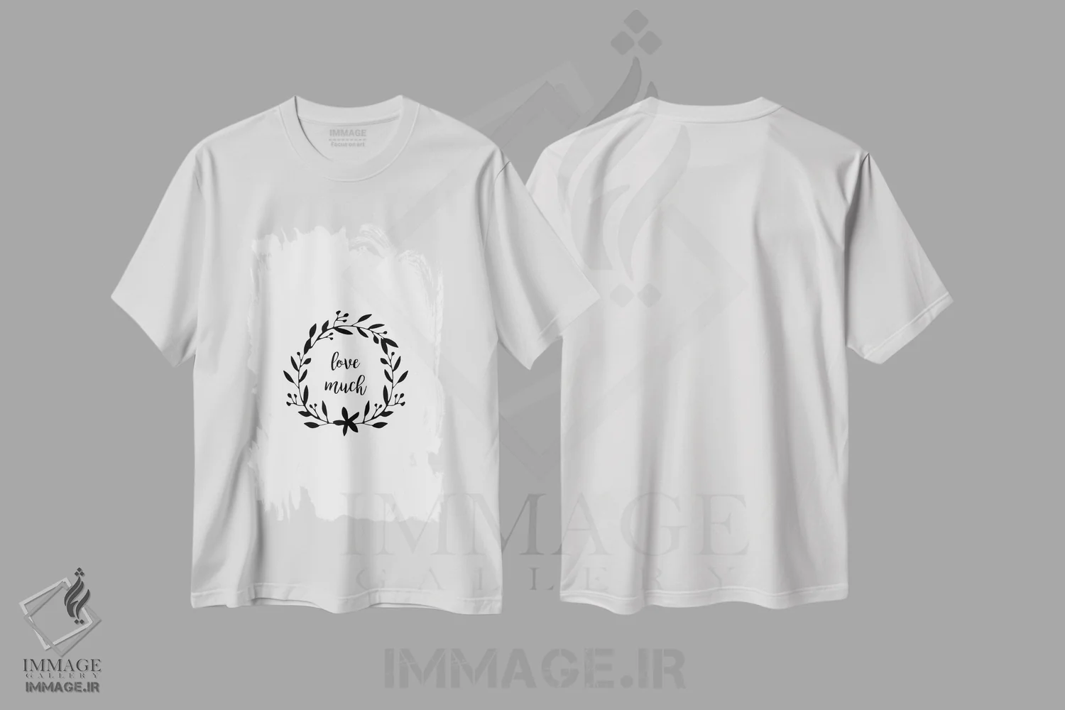 تیشرت سفید طرح دار عشق بسیار، دکور معاصر اثر اورارا استودیو | immage.ir