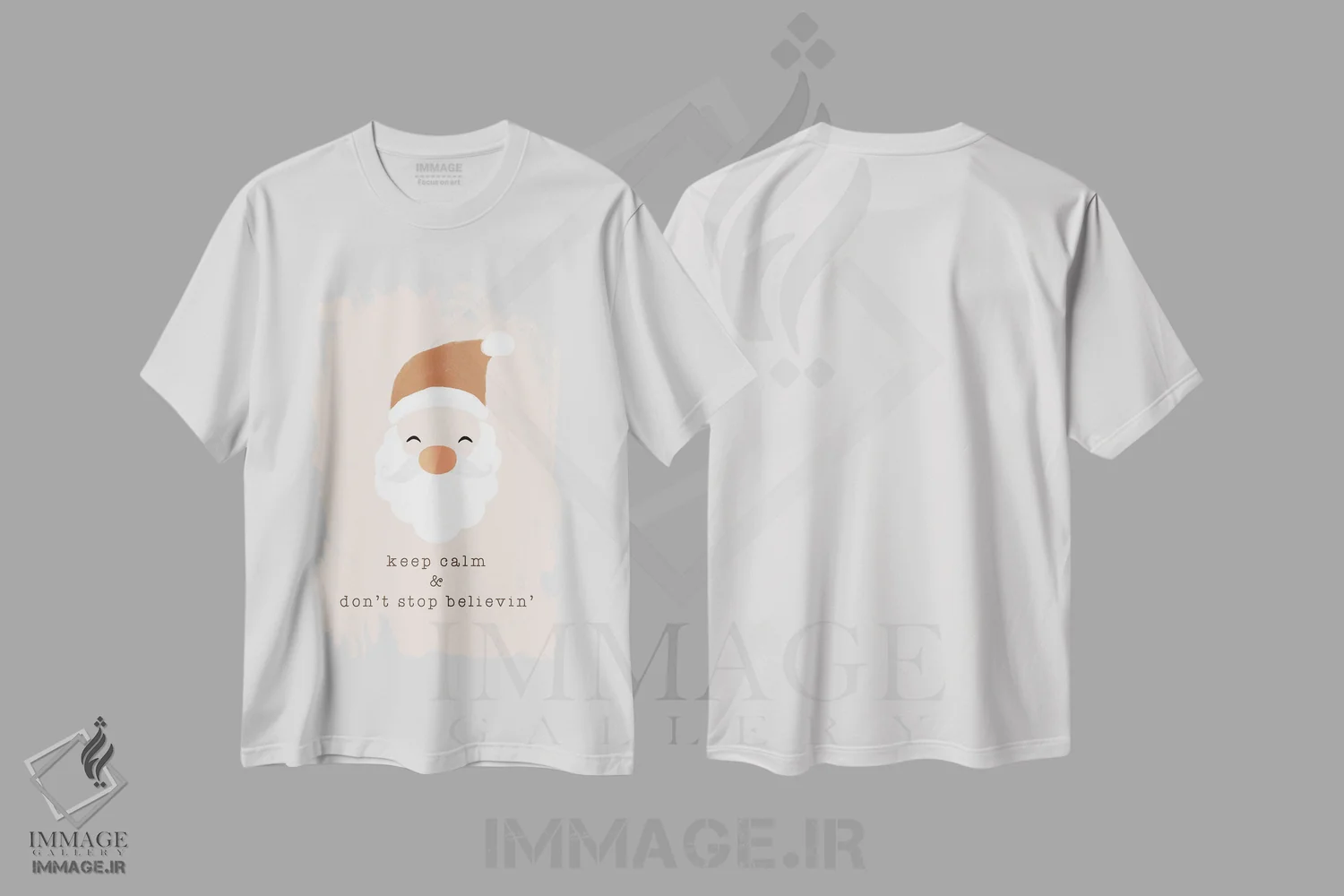 تیشرت سفید طرح دار آثار اورارا استودیو - immage.ir