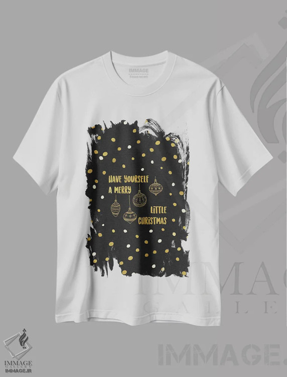 تیشرت سفید طرح دار آثار اورارا استودیو - immage.ir