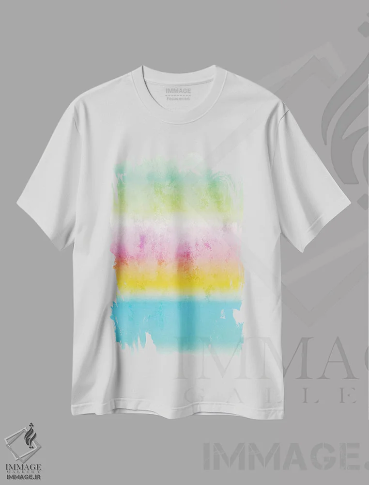 تیشرت سفید طرح دار "آرامش III" اثر ایرنا اورلوف | فروشگاه ایماژ