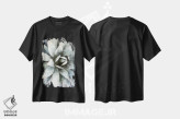 تیشرت مشکی طرح دار "ساکولنت نور خورشید II"، تزئینی اثر ایرنا اورلوف | فروشگاه ایماژ