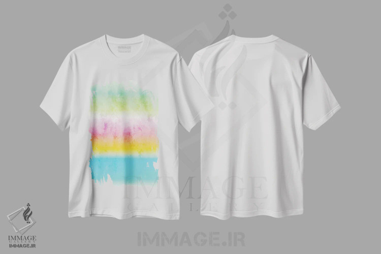 تیشرت سفید طرح دار "آرامش III" اثر ایرنا اورلوف | فروشگاه ایماژ