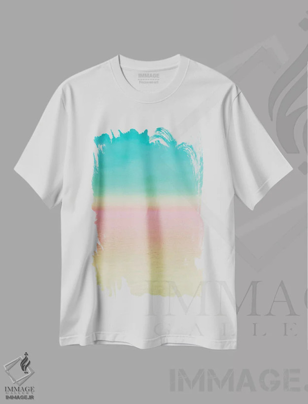 تیشرت سفید طرح دار "ذن I" اثر ایرنا اورلوف | فروشگاه ایماژ