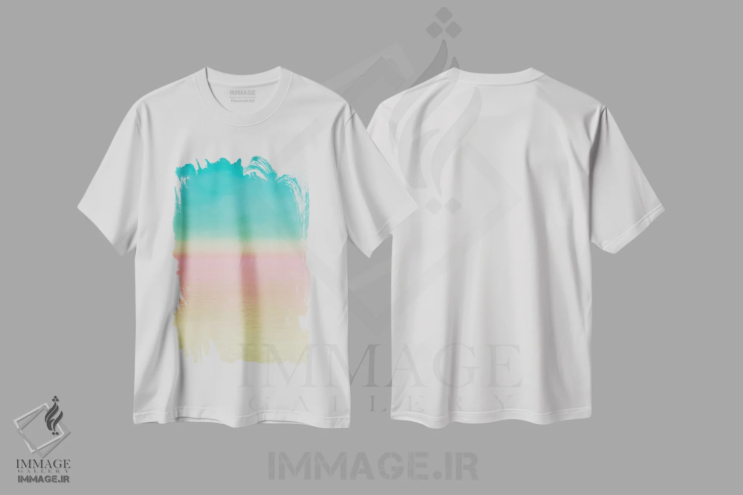 تیشرت سفید طرح دار "ذن I" اثر ایرنا اورلوف | فروشگاه ایماژ