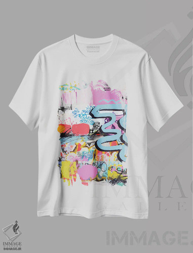 تیشرت سفید طرح دار "دوستی" اثر ایرنا اورلوف | فروشگاه ایماژ