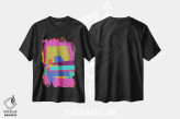 تیشرت مشکی طرح دار تحول رنگارنگ شصت و یکم، آبستره اثر ایرنا اورلوف | immage.ir