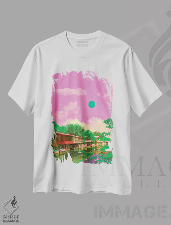 تیشرت سفید طرح دار پناهگاه، عکاسی ترکیبی اثر دانر اوروزکو | immage.ir