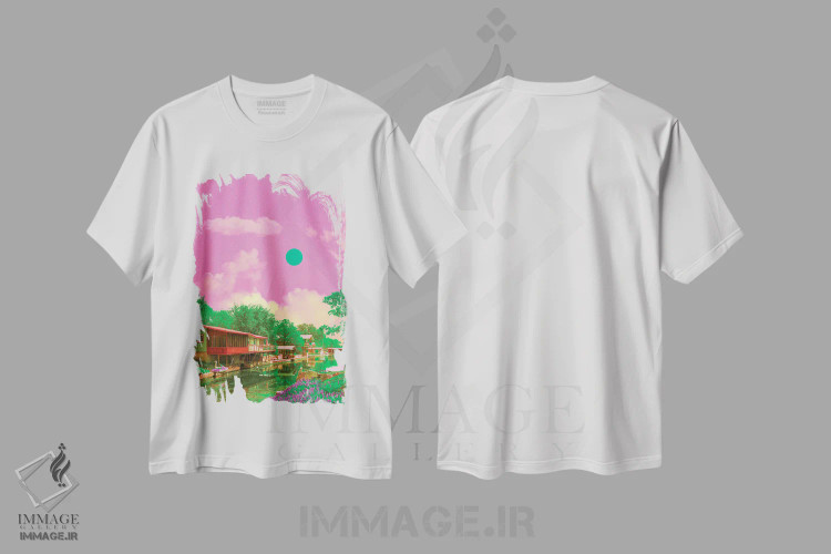 تیشرت سفید طرح دار پناهگاه، عکاسی ترکیبی اثر دانر اوروزکو | immage.ir