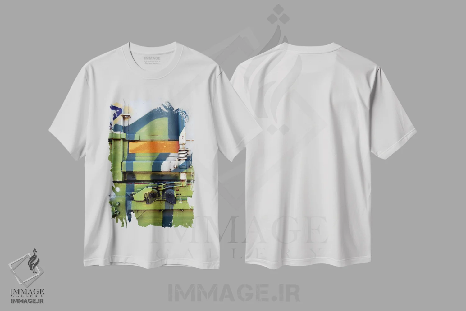 تیشرت سفید طرح دار چسیا I، هنر خیابانی اثر لوان اوسترگارد | فروشگاه ایماژ