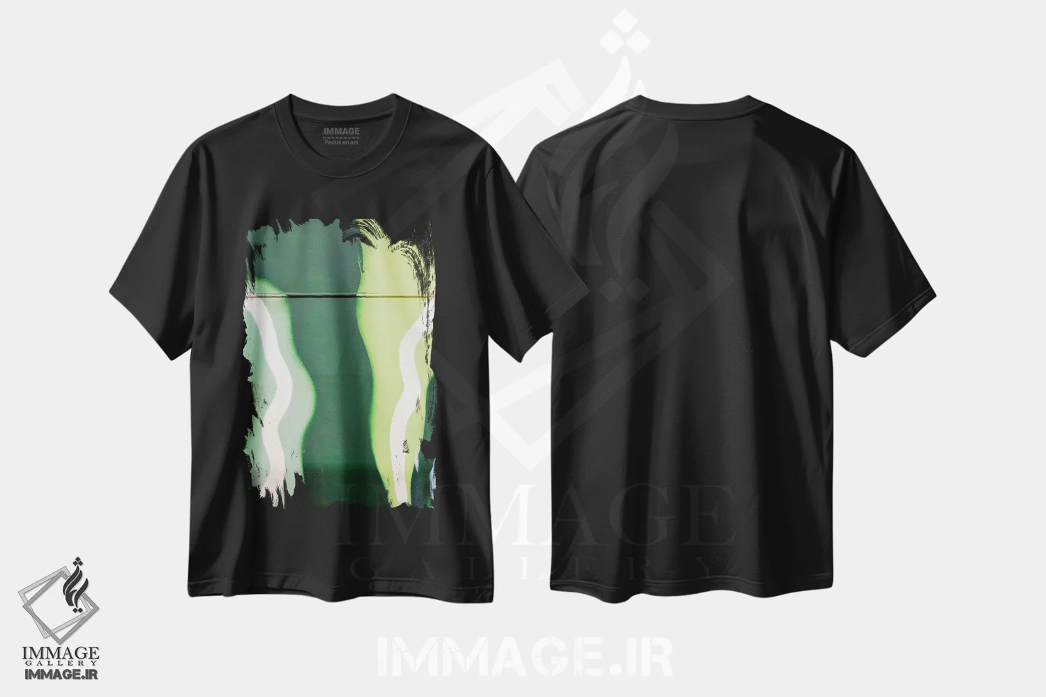 تیشرت مشکی طرح دار چسیا II اثر لوان اوسترگارد | immage.ir