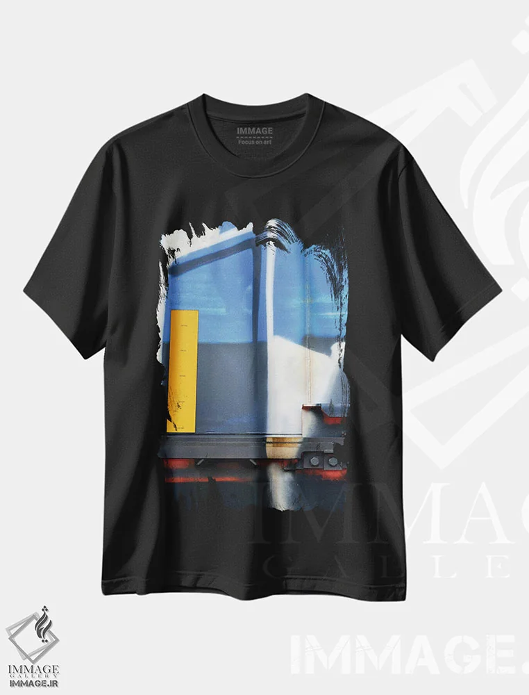 تیشرت مشکی طرح دار تس I اثر لوان اوسترگارد | immage.ir