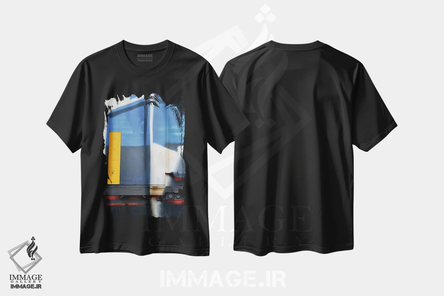 تیشرت مشکی طرح دار تس I اثر لوان اوسترگارد | immage.ir