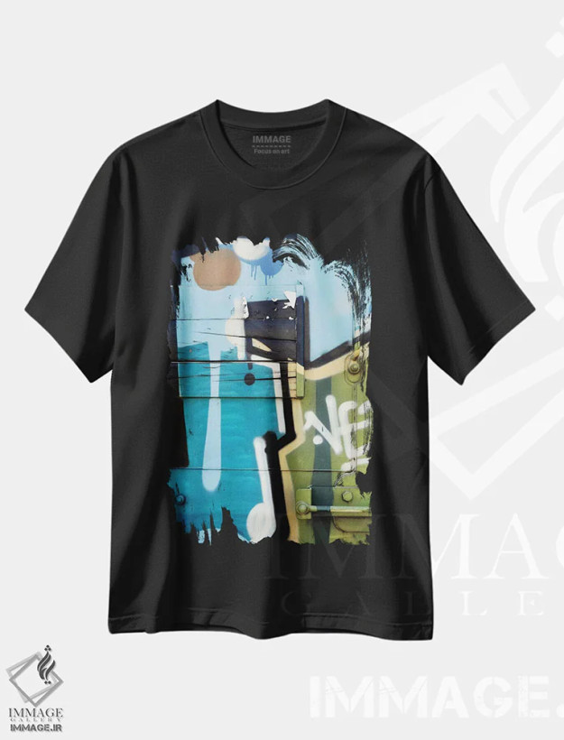 تیشرت مشکی طرح دار وتیان اثر لوان اوسترگارد | فروشگاه ایماژ