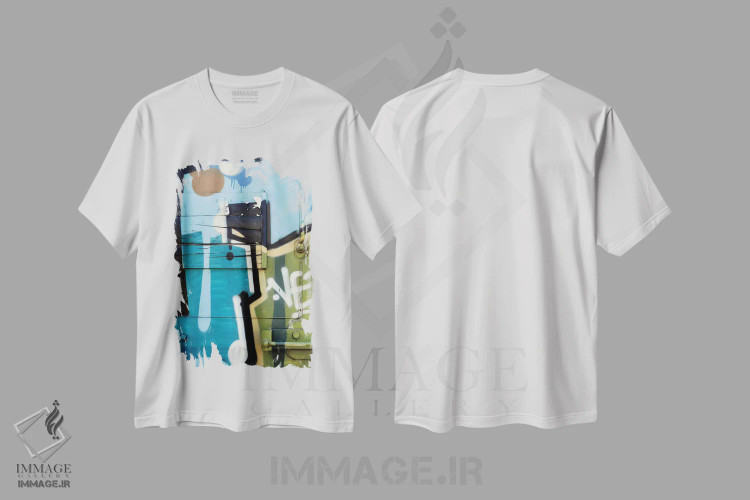 تیشرت سفید طرح دار وتیان اثر لوان اوسترگارد | immage.ir