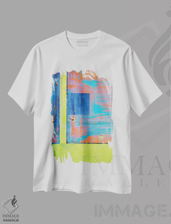 تیشرت سفید طرح دار آمای III اثر لوان اوسترگارد | immage.ir