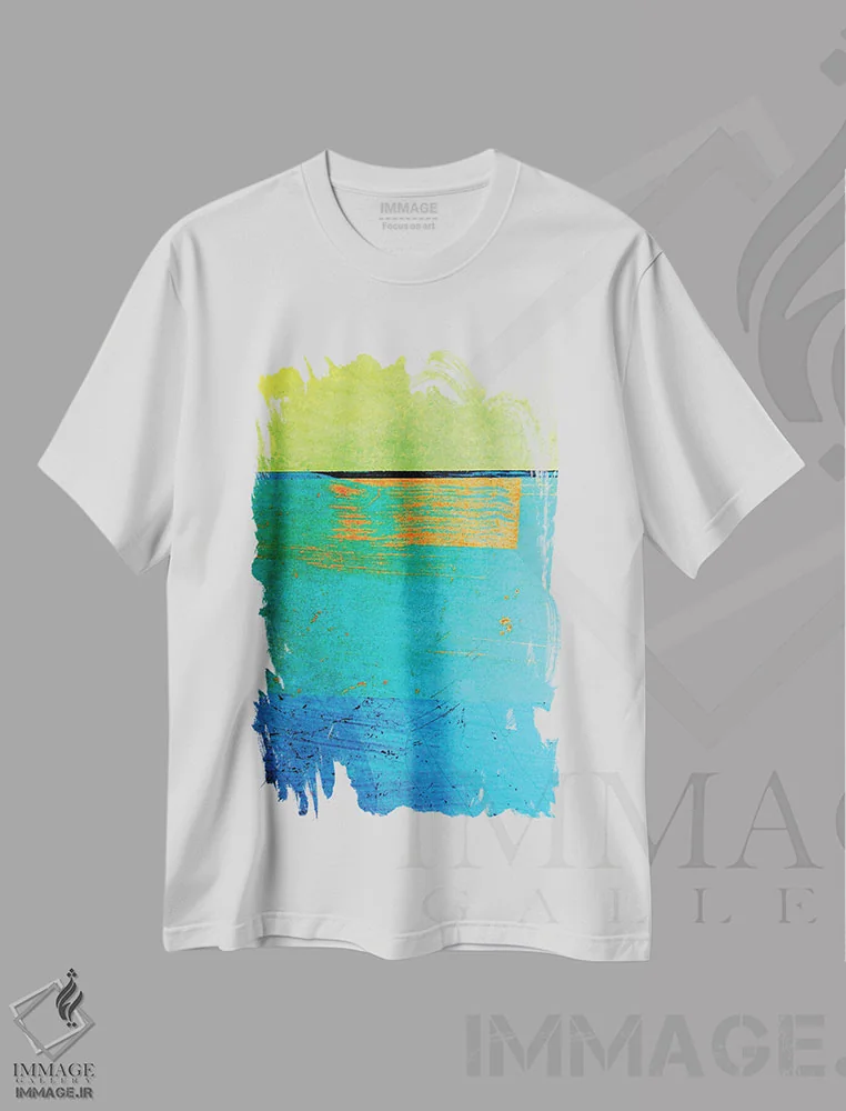 تیشرت سفید طرح دار آمای VI اثر لوان اوسترگارد | فروشگاه ایماژ
