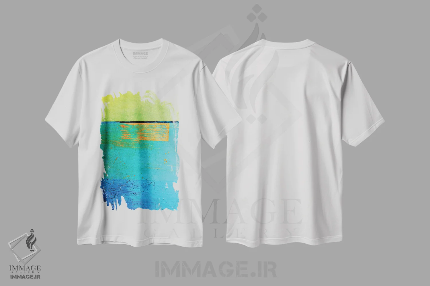 تیشرت سفید طرح دار آمای VI اثر لوان اوسترگارد | فروشگاه ایماژ
