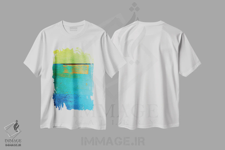 تیشرت سفید طرح دار آمای VI اثر لوان اوسترگارد | فروشگاه ایماژ