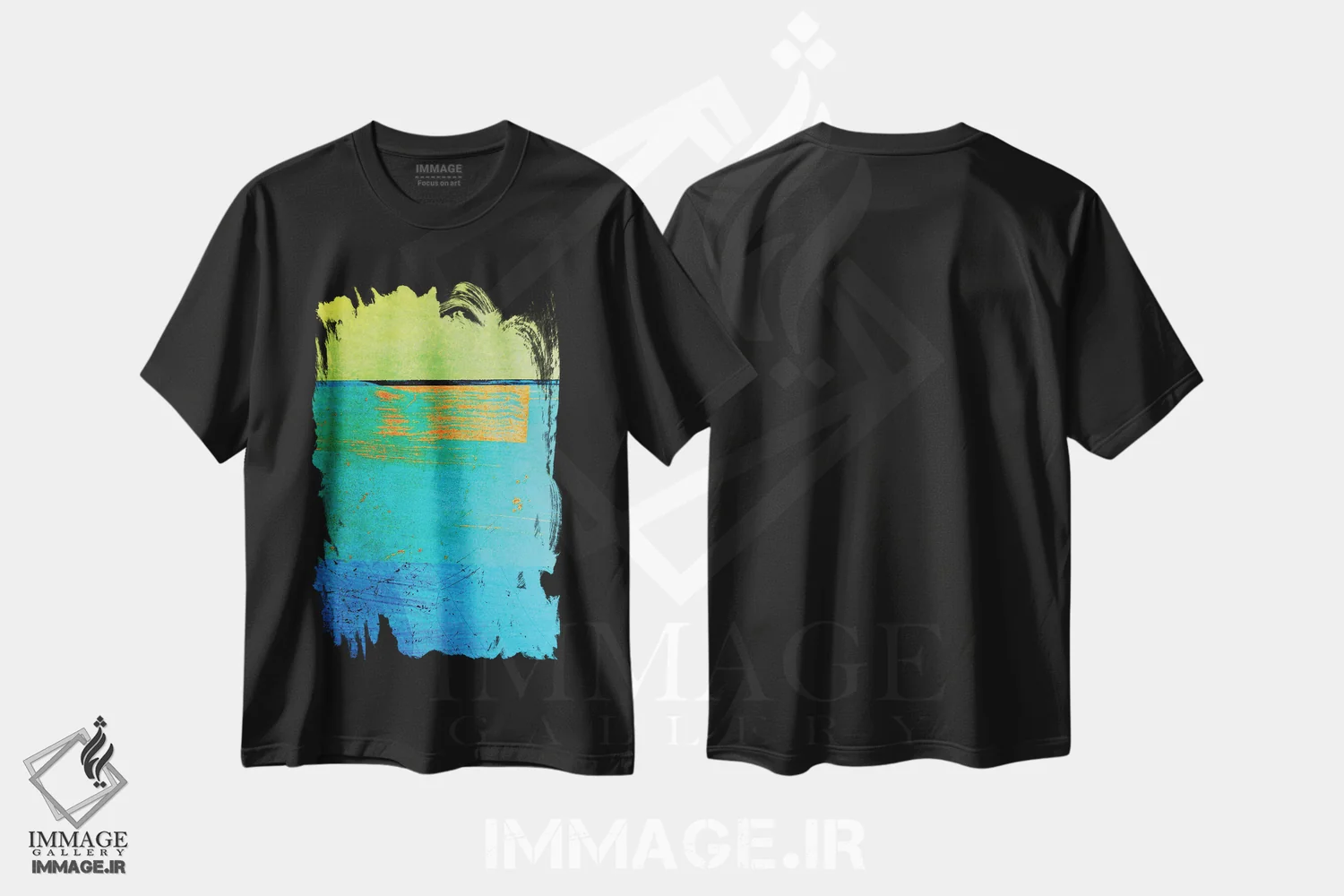 تیشرت مشکی طرح دار آمای VI اثر لوان اوسترگارد | immage.ir
