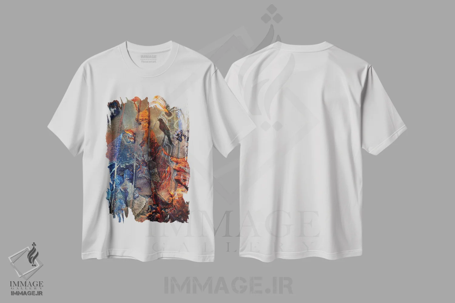 تیشرت سفید طرح دار موری نو شیسین اثر لوان اوسترگارد | فروشگاه ایماژ