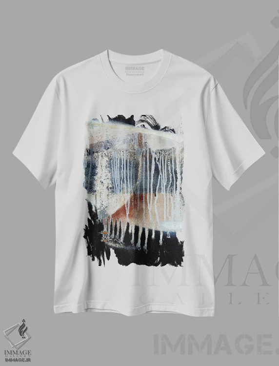 تیشرت سفید طرح دار اصل اثر لوان اوسترگارد | immage.ir
