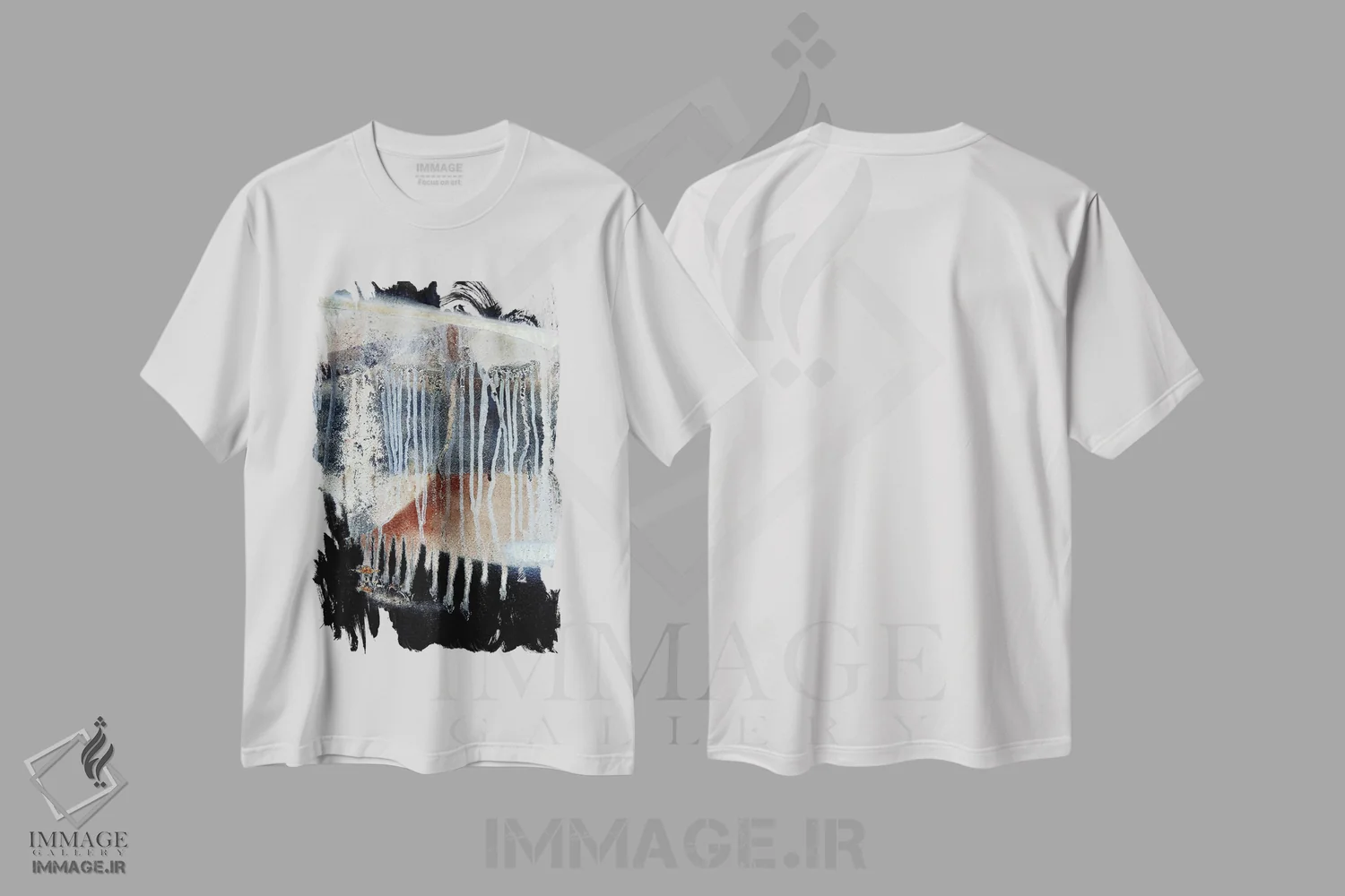 تیشرت سفید طرح دار اصل اثر لوان اوسترگارد | immage.ir