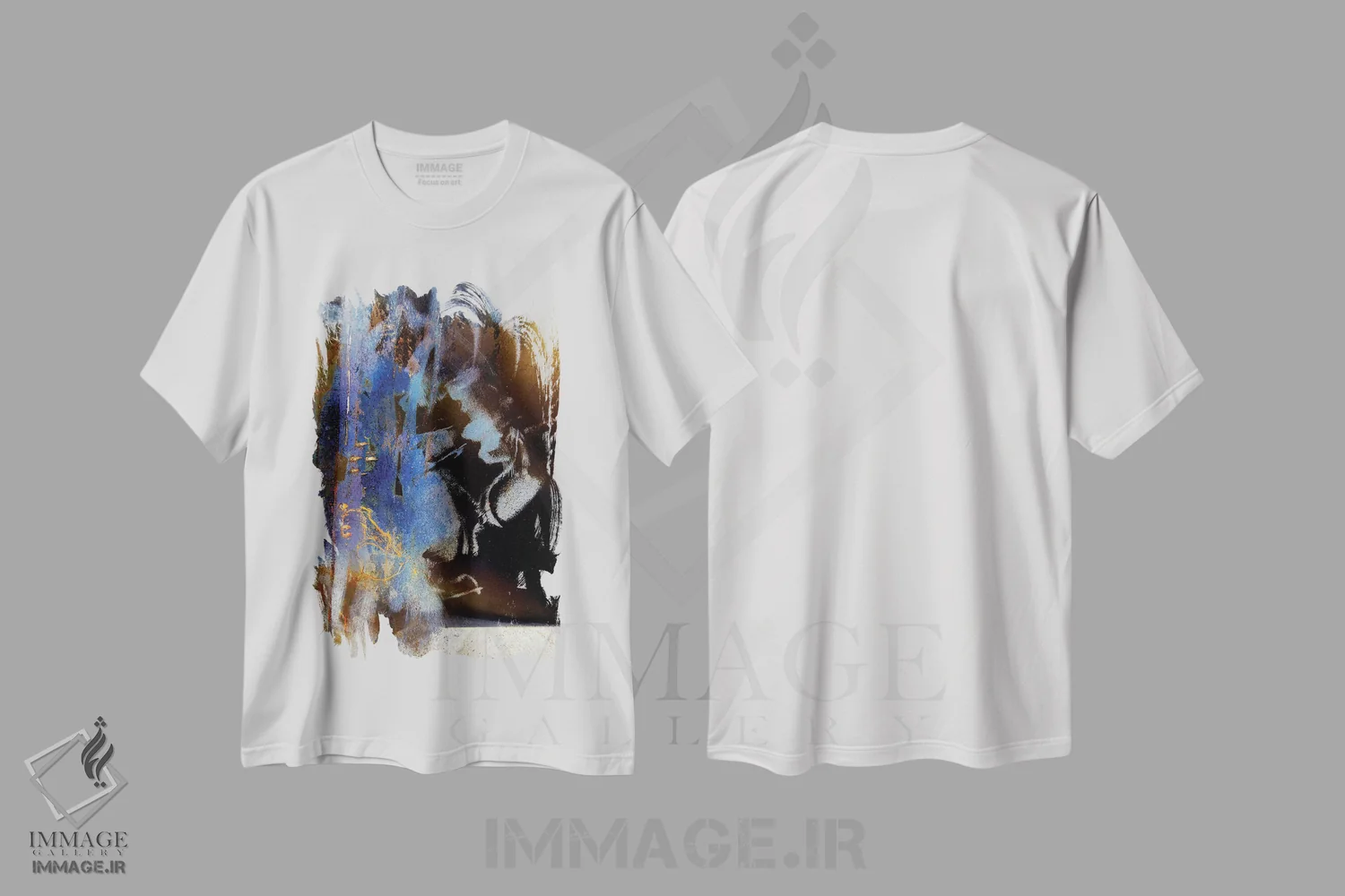 تیشرت سفید طرح دار رویای اثیری اثر لوان اوسترگارد | فروشگاه ایماژ