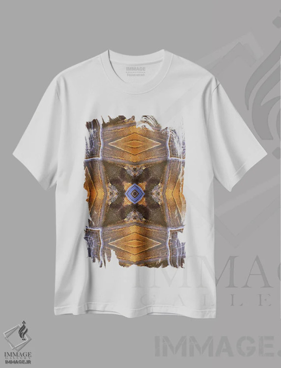 تیشرت سفید طرح دار کوری I اثر لوان اوسترگارد | فروشگاه ایماژ