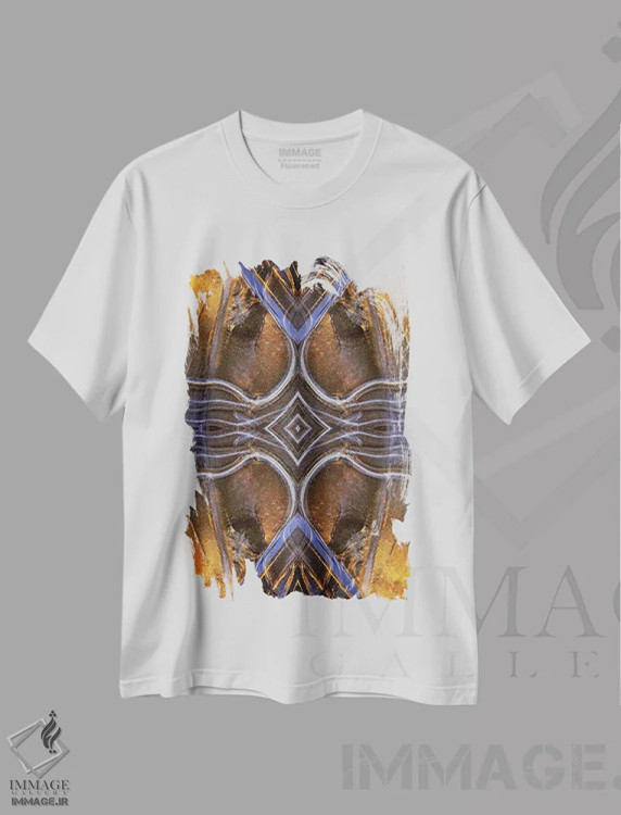 تیشرت سفید طرح دار کوری V اثر لوان اوسترگارد | فروشگاه ایماژ